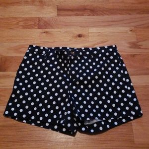 Ralph lauren navy and white polka dots shorts 12p